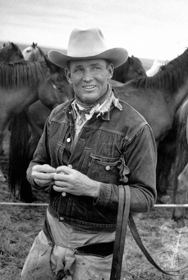 Clarence H. Long wearing a Type 1 Levi’s denim jacket in a shoot for LIFE magazine in 1949.