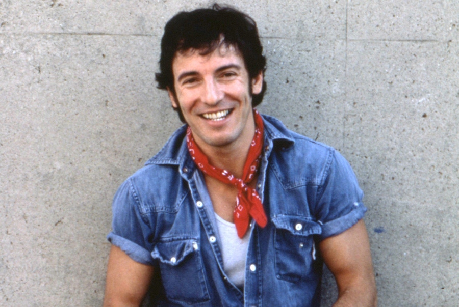 Bruce Springsteen poses for a portrait before performing at the Philadelphia Spectrum on September 19 1984. (Photo by David Gahr/Getty Images)