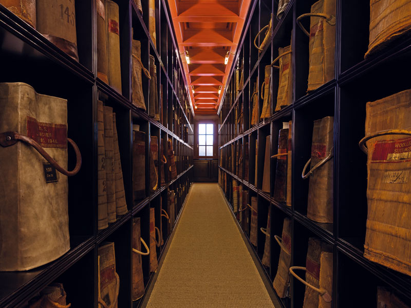 The archive of Vitale Barberis Canonico dates back to 1663, making it the oldest fabric mill in the world. Photograph by Luke Carby.