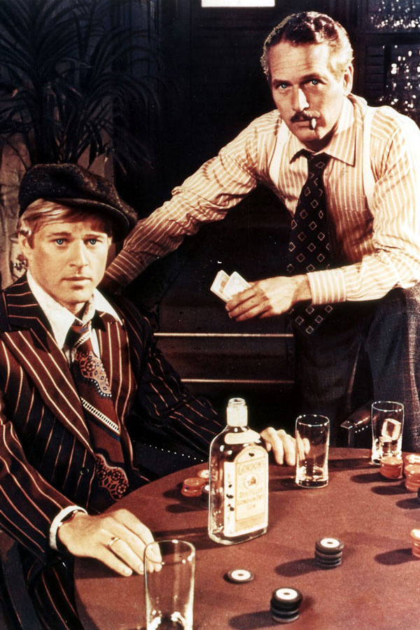 Robert Redford and Paul Newman both wore braces in The Sting, 1973.