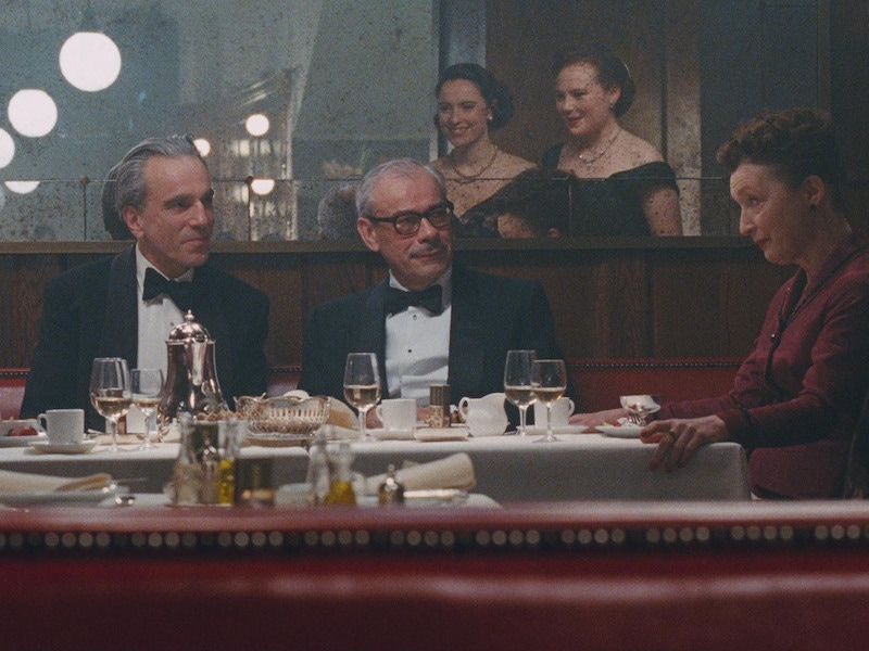 Daniel Day-Lewis asked George Glasgow Sr (centre) to feature in the film, here shot in Milk & Honey in New York.