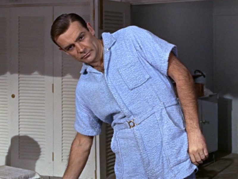 Connery's infamous terrycloth playsuit.