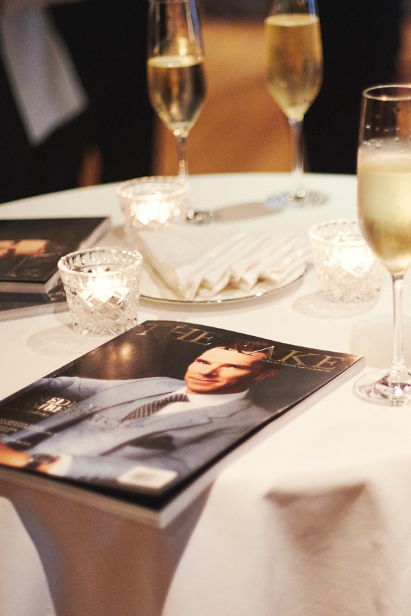 Guests enjoyed dinner at The Connaught ahead of Sciamat's trunk show at Mark's Club.