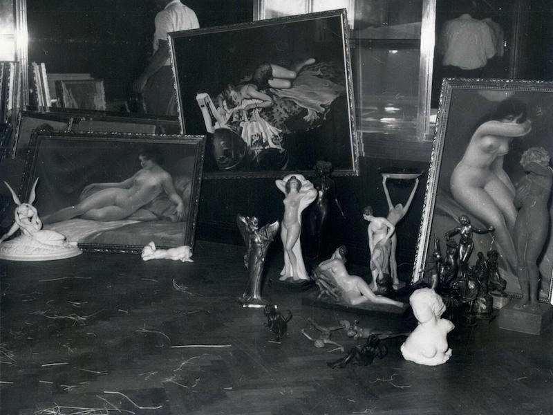 King Farouk's stash of confiscated pornography, 1967.