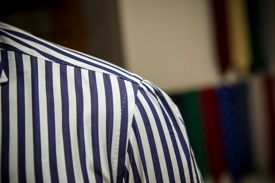 Cordone1956 Striped Oxford Shirt