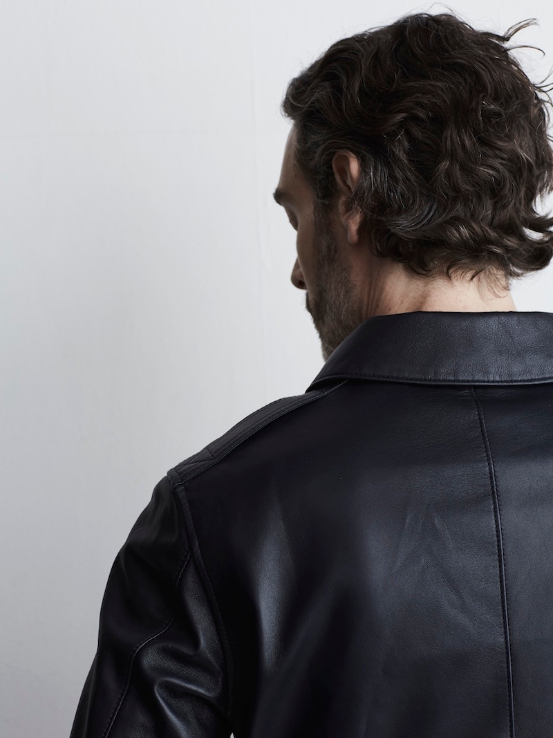 The McQueen A-1 bomber jacket is inspired by McQueen's jacket that he wore in The Great Escape.