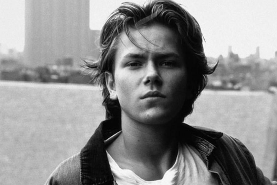 A teenage River Phoenix, 1987.