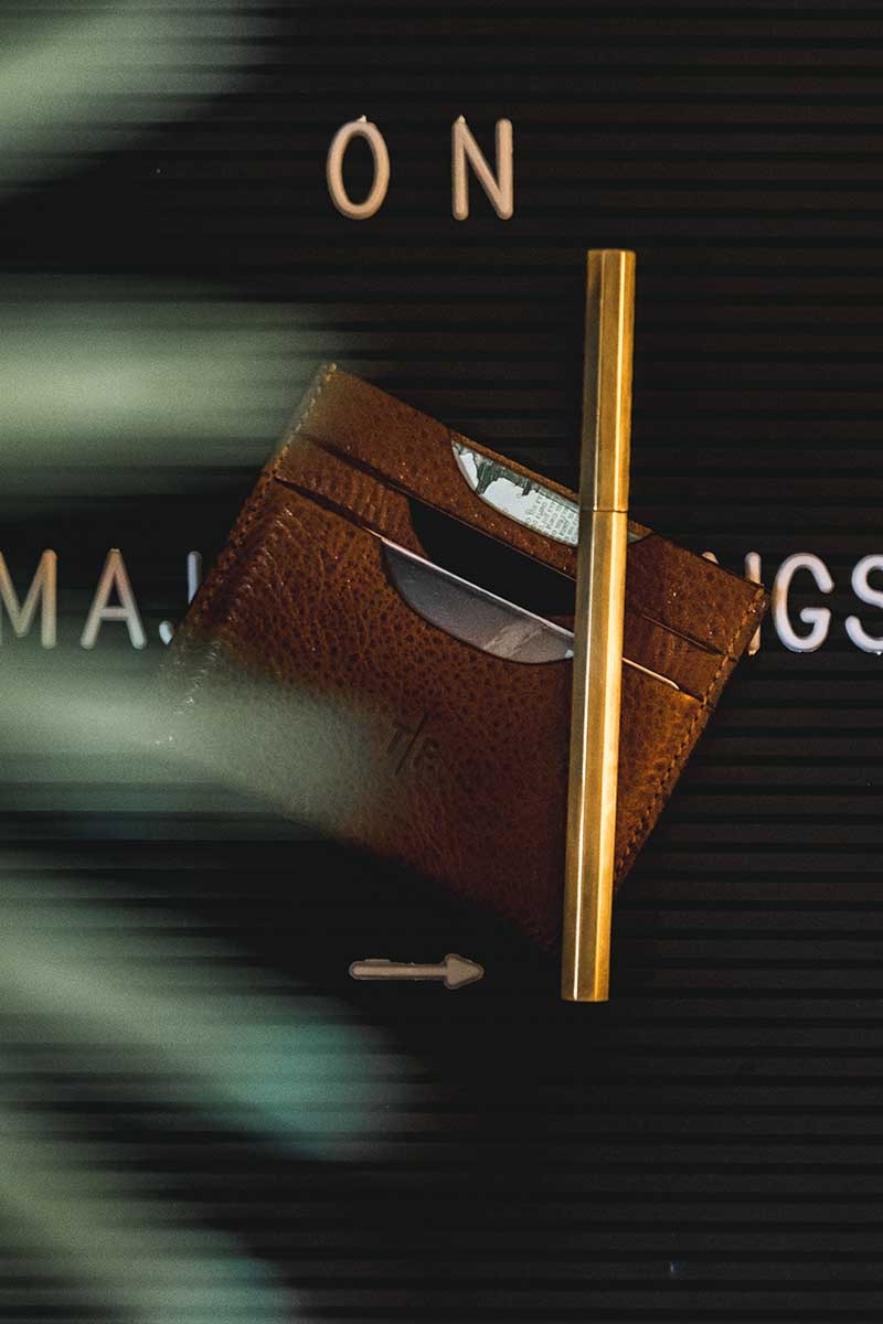 Spending money is even more pleasurable with a beautifully crafted wallet by Temporary Forevers.