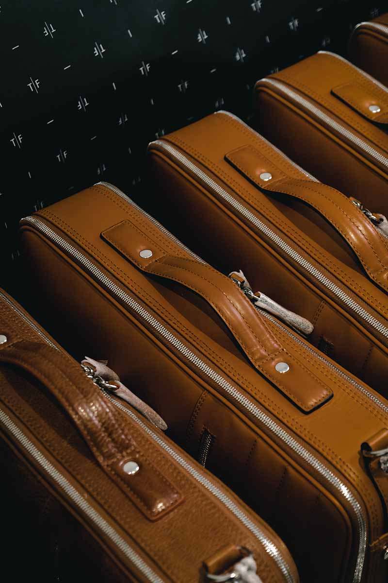 Each Temporary Forevers product is made entirely by highly skilled hands; no two suitcases are exactly alike