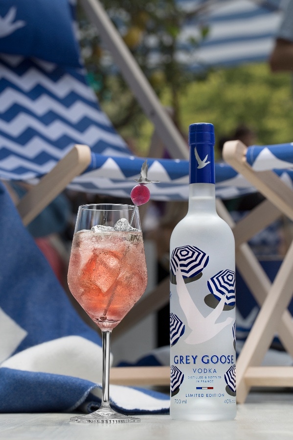 La Croisette, made with Grey Goose La Poire, fresh lime juice and “Cotes de Provence Rosé” syrup is a refreshing and fragrant tipple.