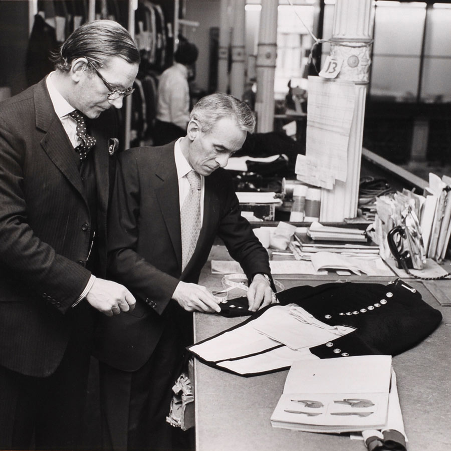 Inside Gieves & Hawkes' workshop.