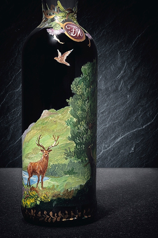 The 1926 60-year-old The Macallan is the only bottle in existence hand-painted by Irish Michael Dillon.