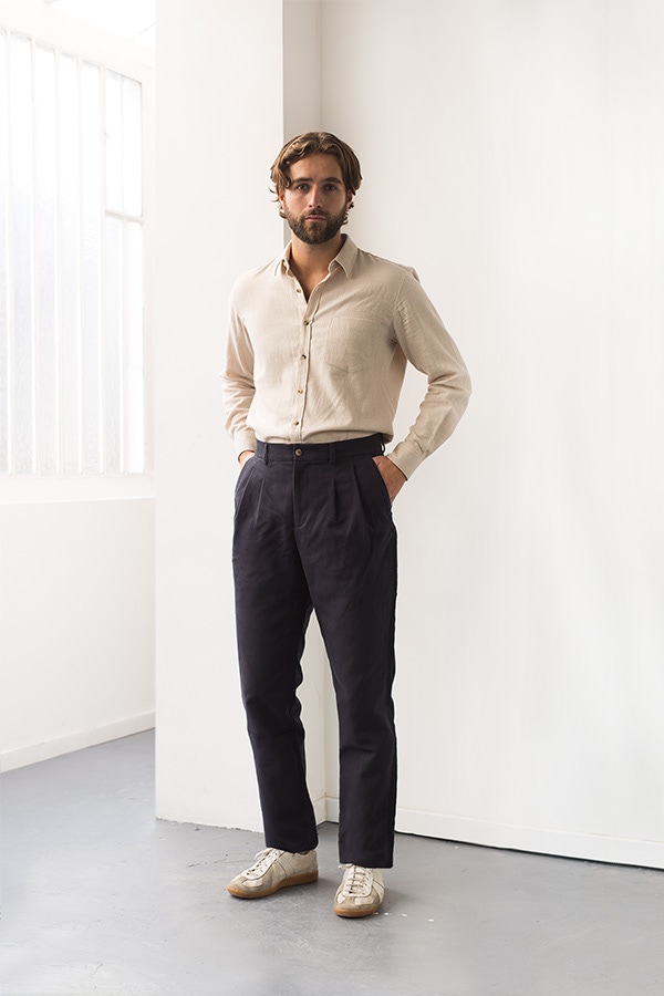 Loose tailoring is key to the De Bonne Facture aesthetic.