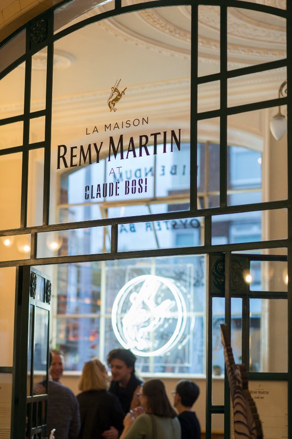 La Maison Rémy Martin at Claude Bosi is a visual homage to Monsieur Bibendum.