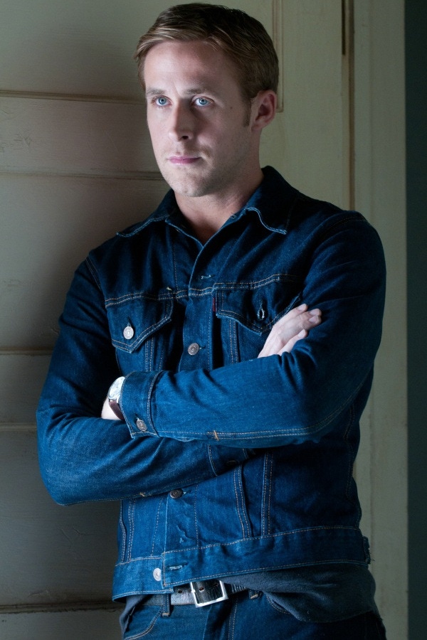 Gosling's character provides a valuable lesson in pulling off double denim.