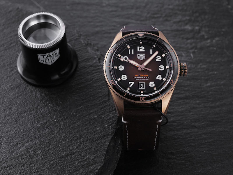 TAG Heuer Autavia Isograph Collection in Bronze