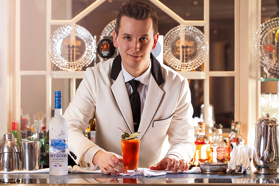 Maxim Schulte, head bartender at The Savoy's American Bar.