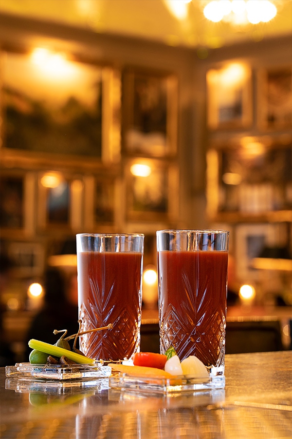 The Bloody Mary at Berner's Tavern.