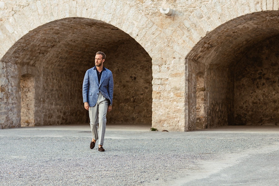 Loafers lend a laid-back yet sophisticated touch to business attire.