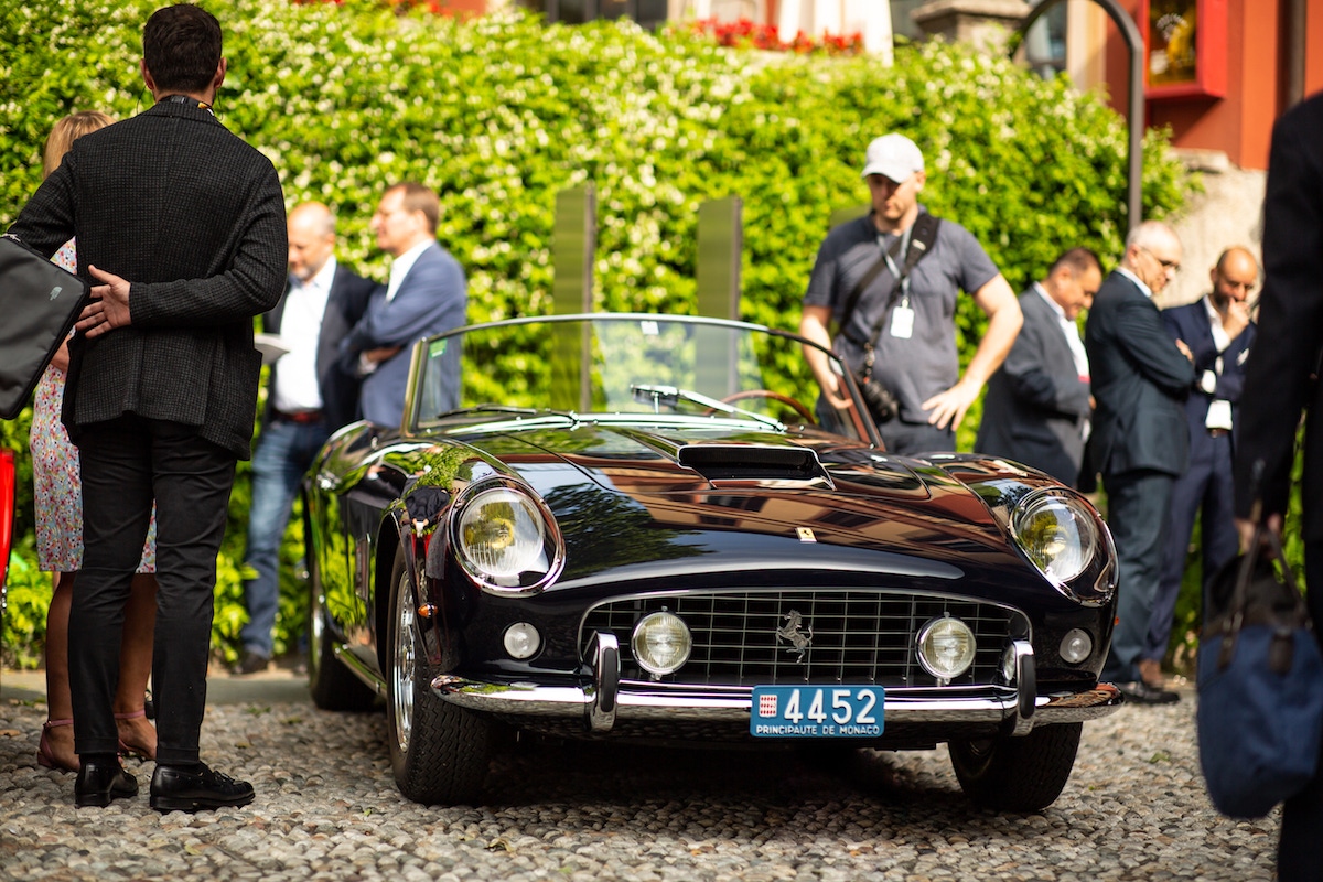 Alain Delon's Ferrari 250 GT California Spyder SWB.