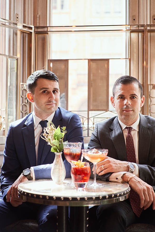 Giorgio Bargiani and Agostino Perrone, The Connaught's Director of Mixology.