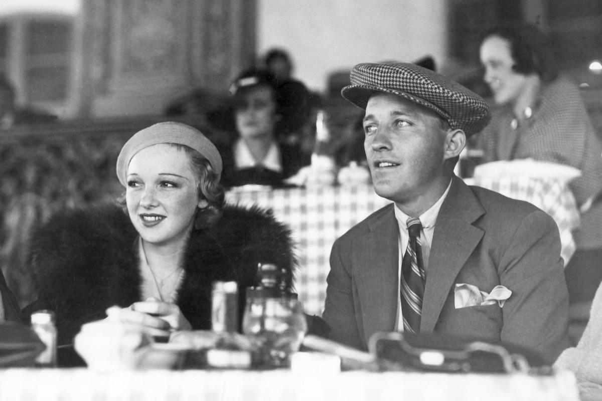 Bing Brosby and Dixie Lee at the races at Agua Caliente Racetrack, Tijuana, Mexico, March 1934. (Photo courtesy of Alamy)