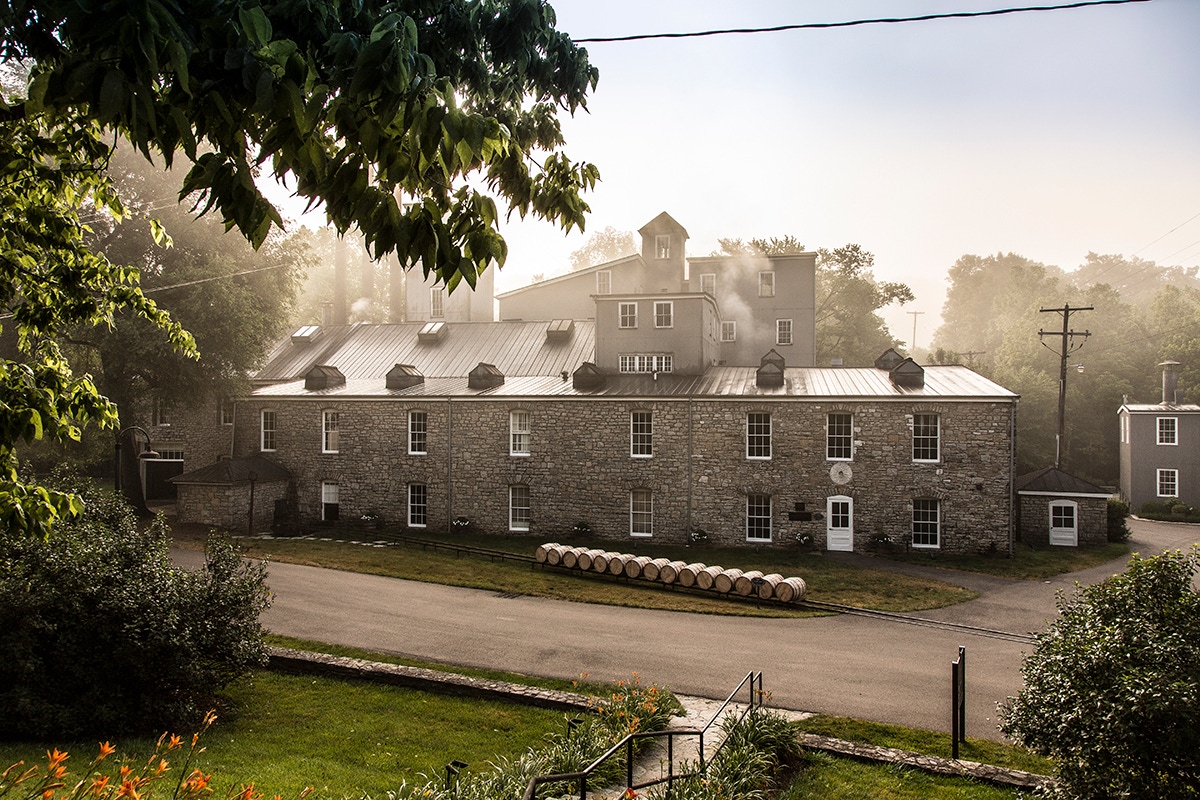 Woodford Reserve's stunning distillery in Kentucky.