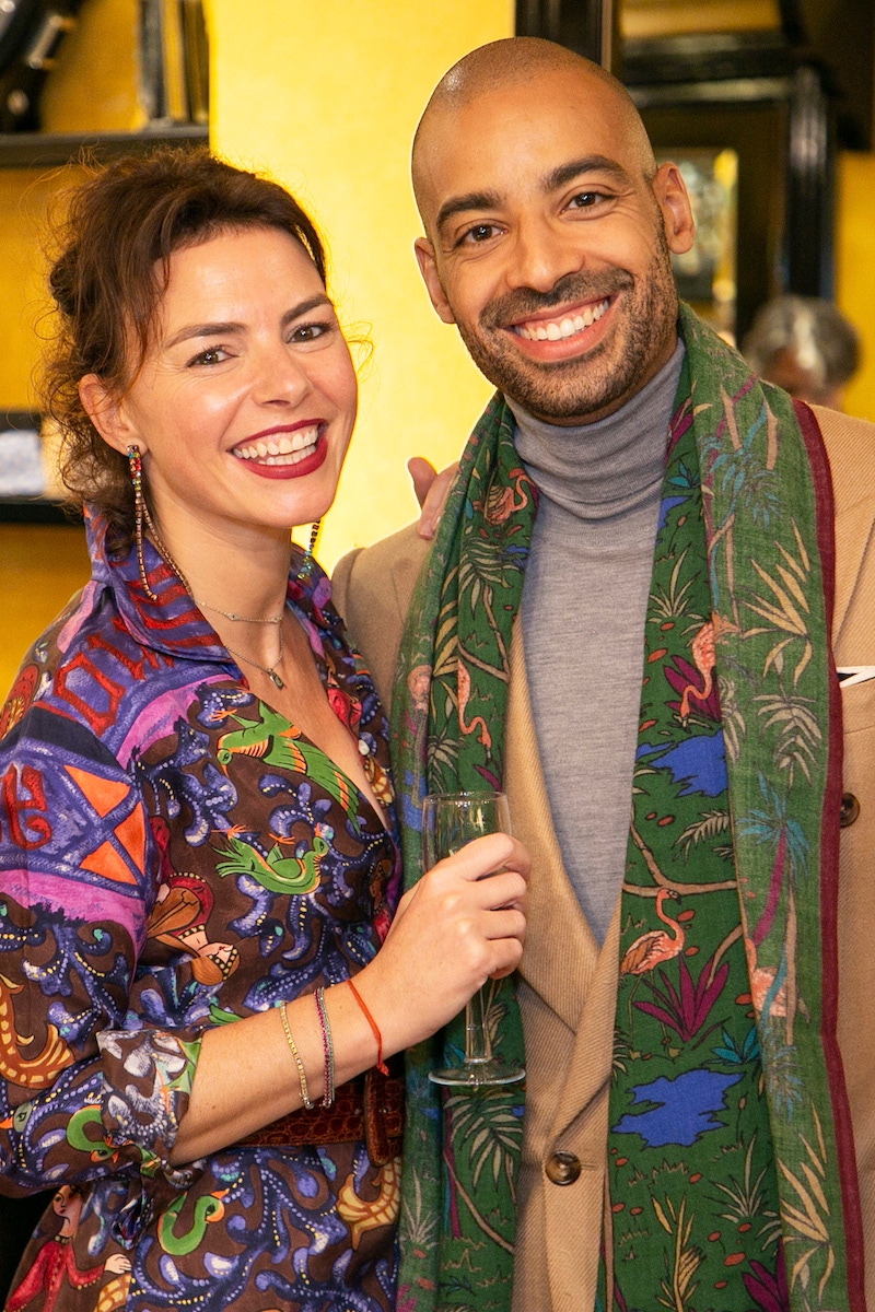 Chiara Rubinacci and Alain Gafundi