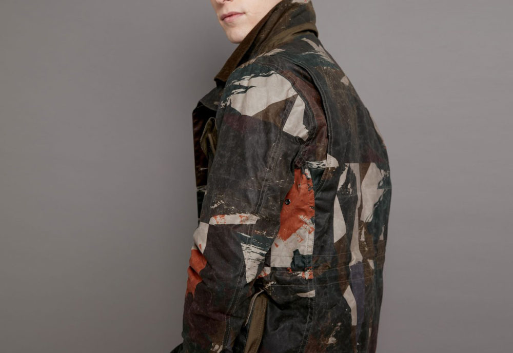 Foliage Camo Waxed Cotton Field Coat