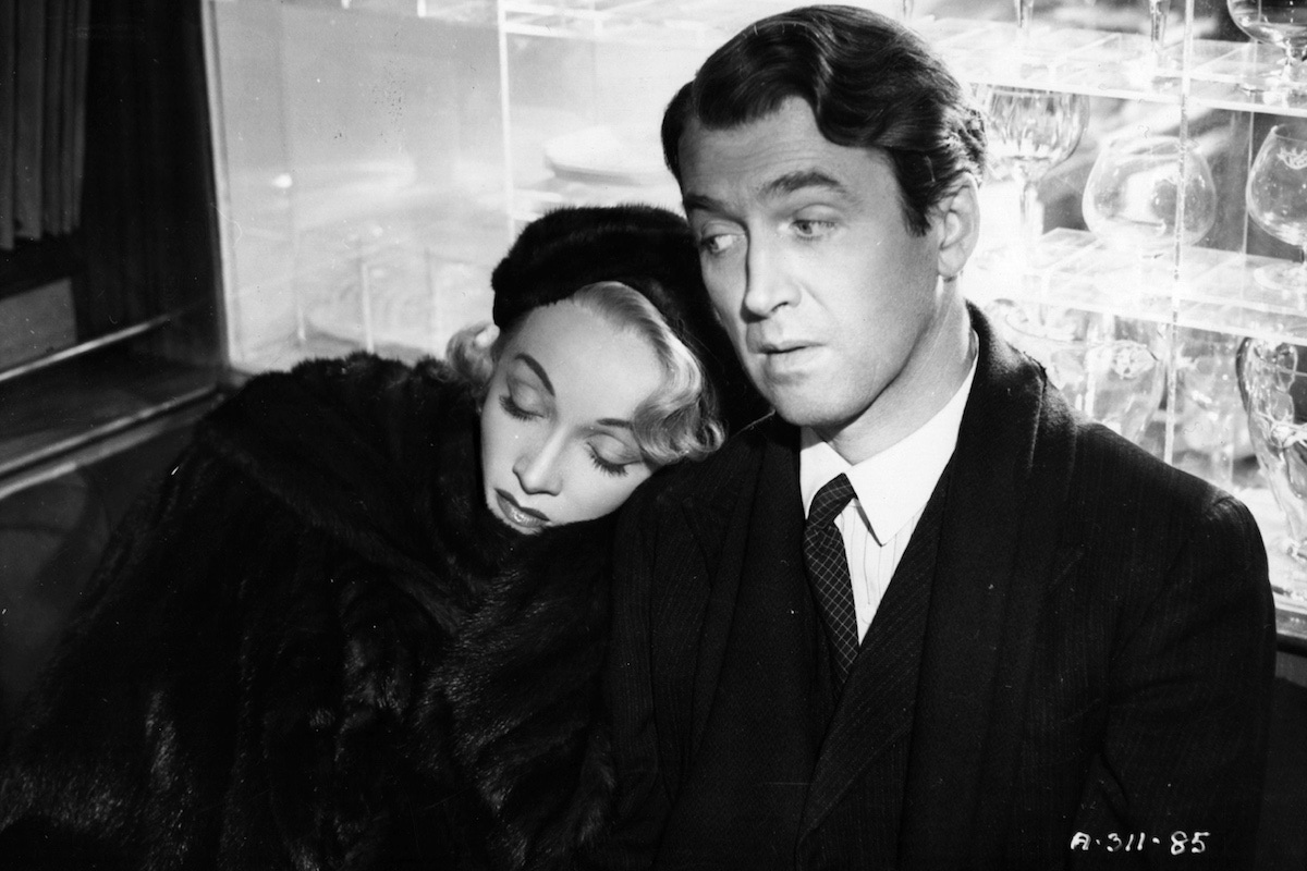 With James Stewart in the film No Highway in the Sky. (Photo courtesy of Getty Images)