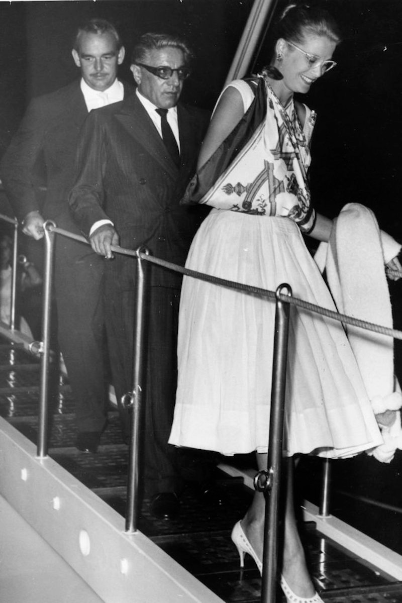 Princess Grace and Prince Rainier from Monaco with Aristotle Onassis (Photo by RDB/ullstein bild via Getty Images)