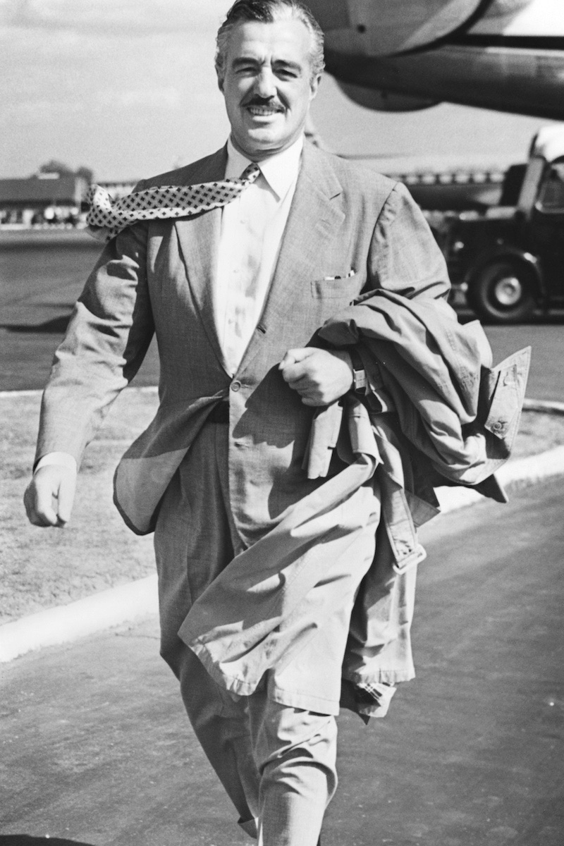 At the London Airport in 1955.