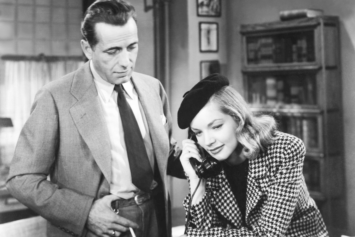 Alongside each other in arguably their most famous joint performance, The Big Sleep.