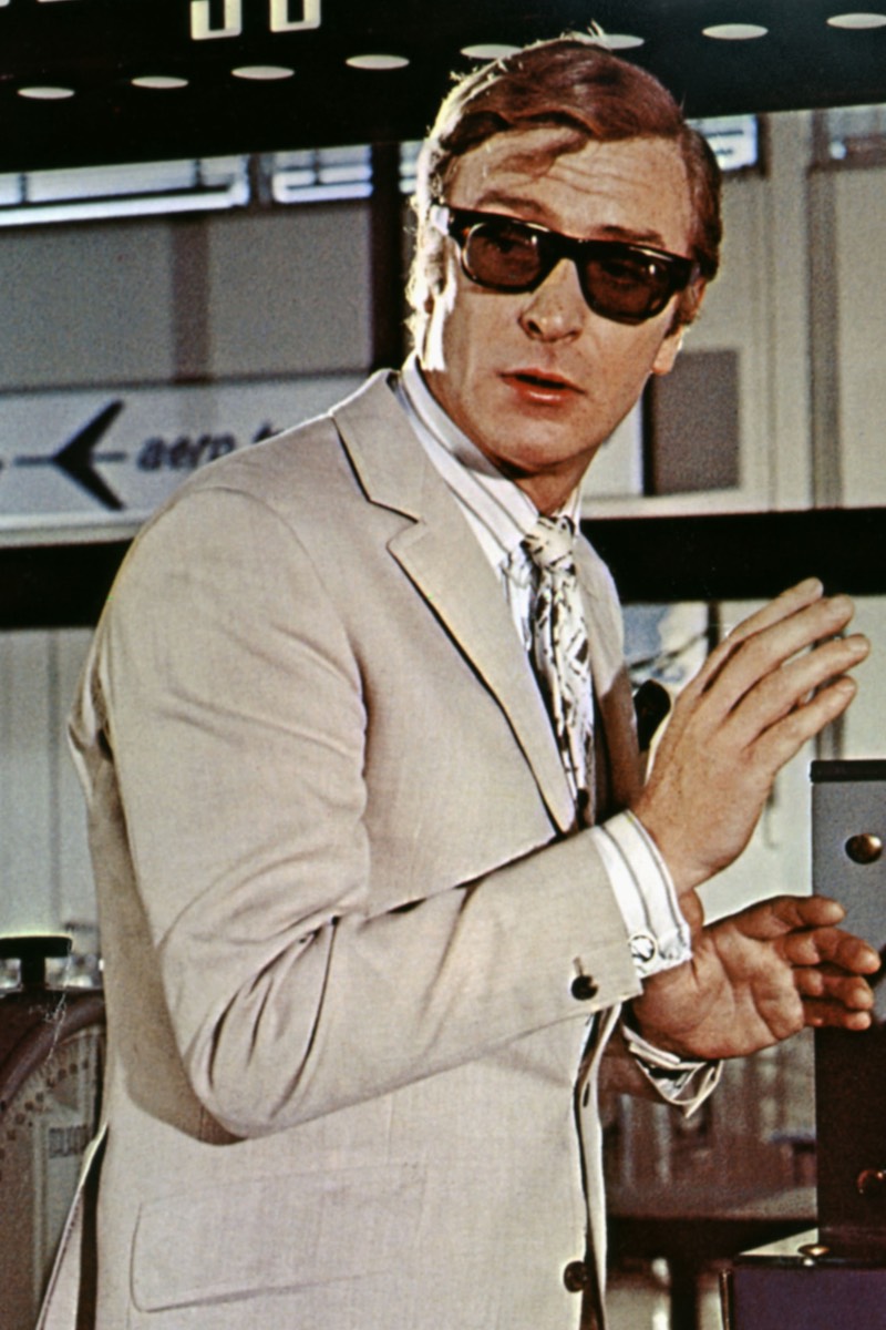 Michael Caine in Curry & Paxton Yvan sunglasses.