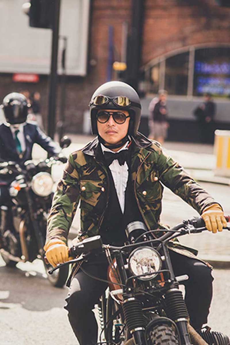 Wei Koh during the 2015 Distinguished Gentleman’s Ride