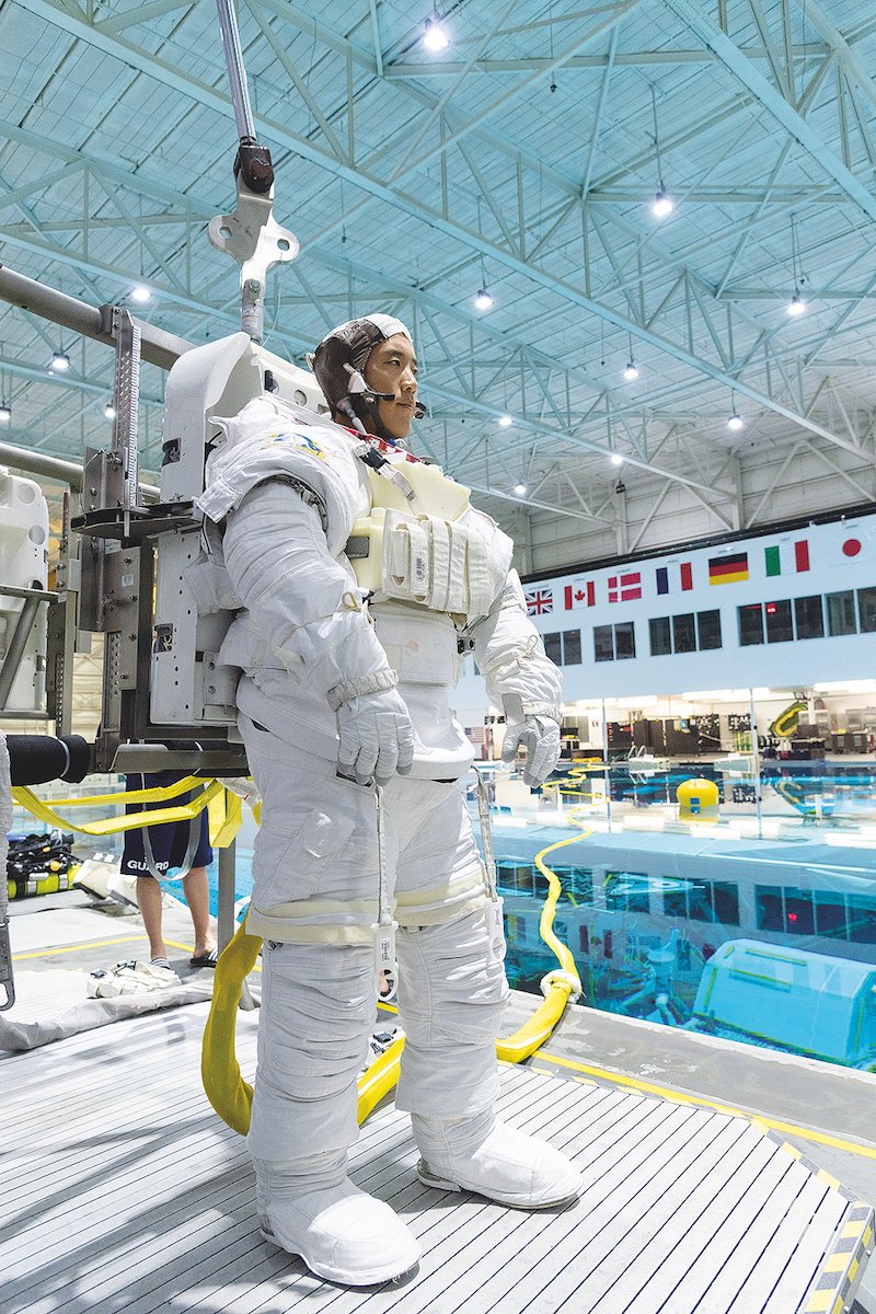 Dr. Jonny Kim in astronaut training. (Photo by Robert Markowitz)