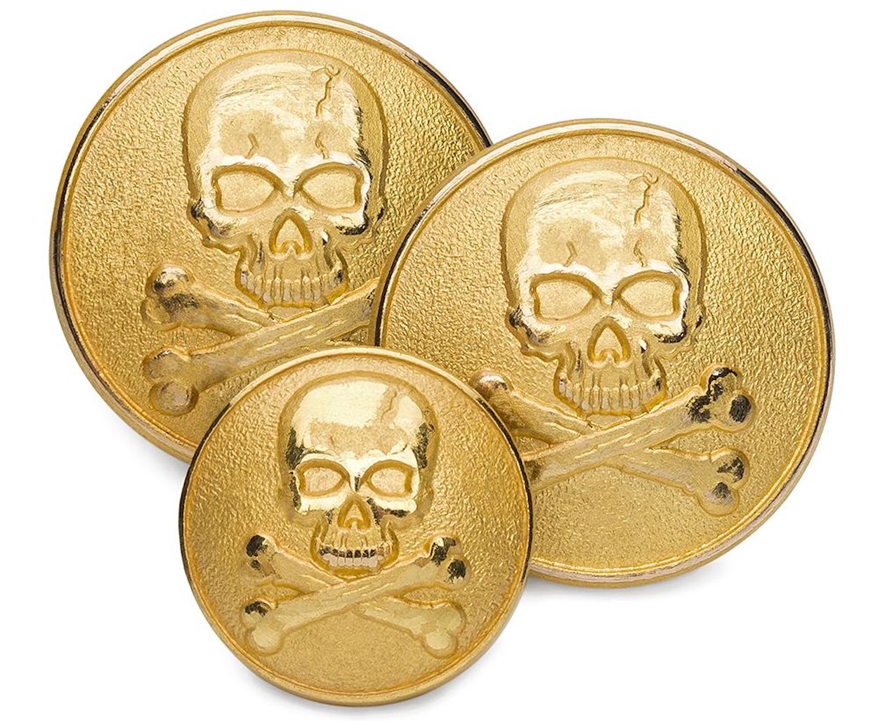 Benson & Clegg Skull & Crossbones Blazer Button Set