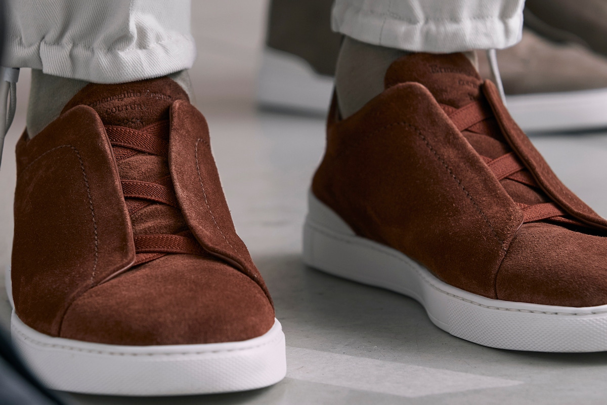 Ermenegildo Zegna's Triple Stitch sneakers are this season's must-have