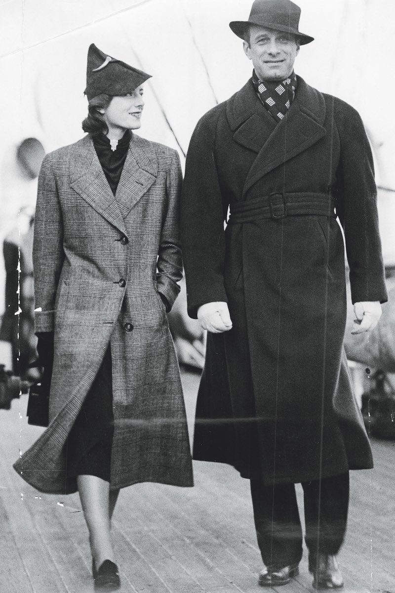 Vic Oliver with his wife (nee Miss Sara Churchill) (Photo by ANL/REX/Shutterstock (2296990a)