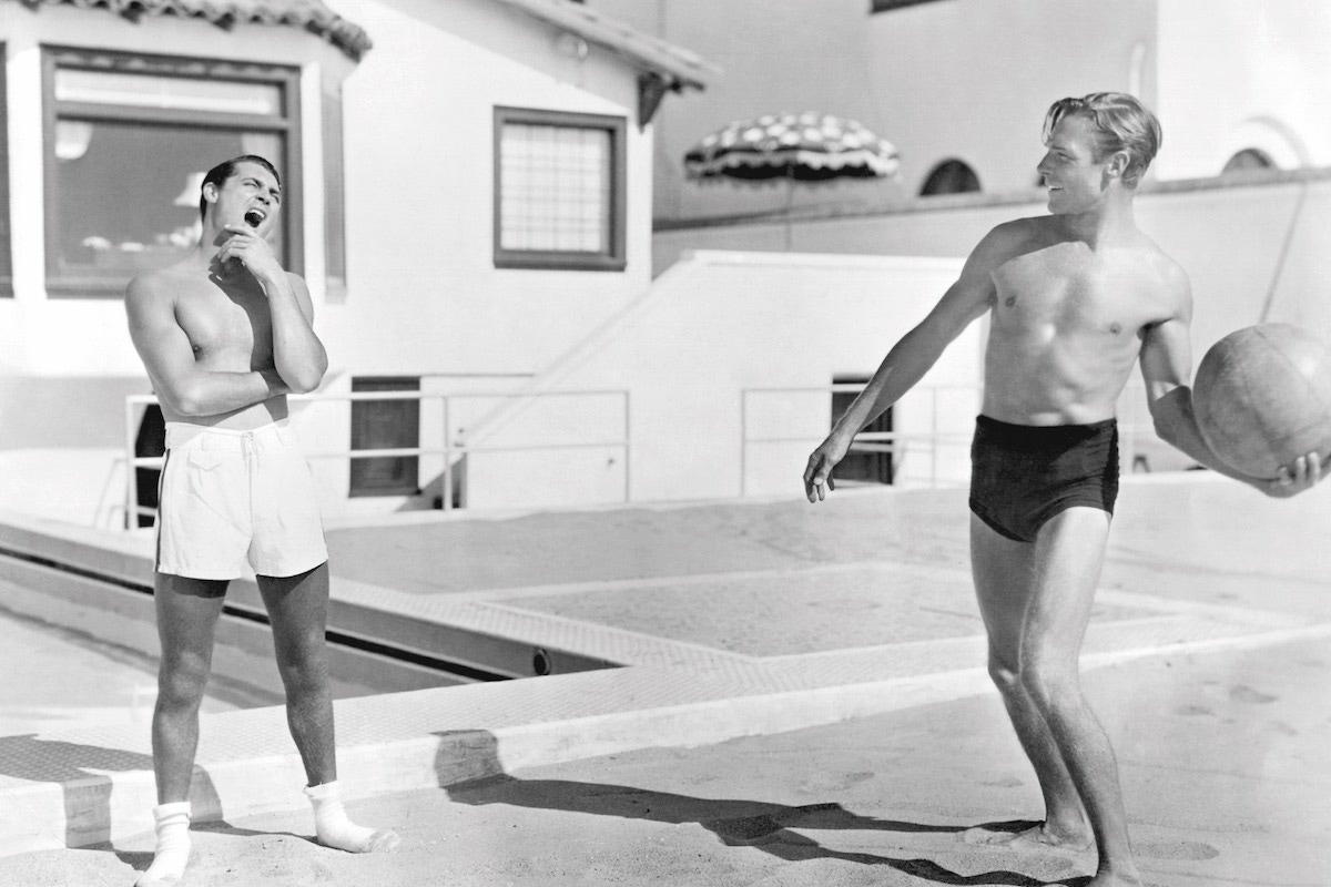 With his long-term housemate Cary Grant at ‘Bachelor Hall’ (Photo by Hulton Archive/Getty Images)