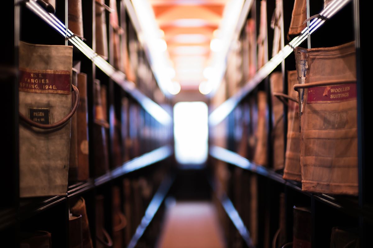 The archives in Biella, Italy