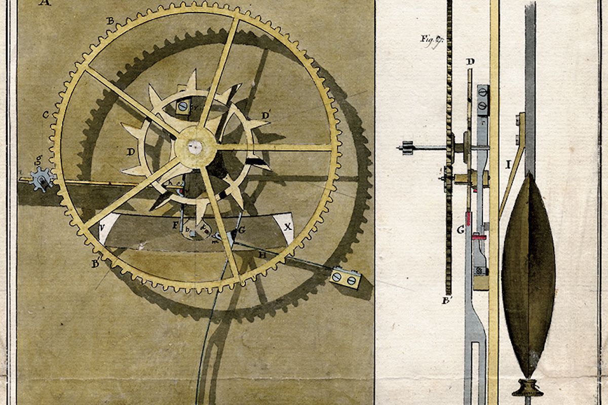 A drawing of the mechanism that would become globally renowned and endure through centuries