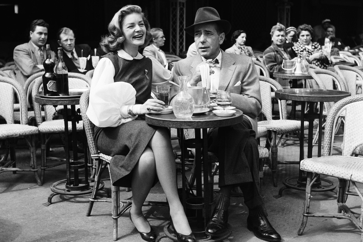 Lauren Bacall and Humphrey Bogart in Paris