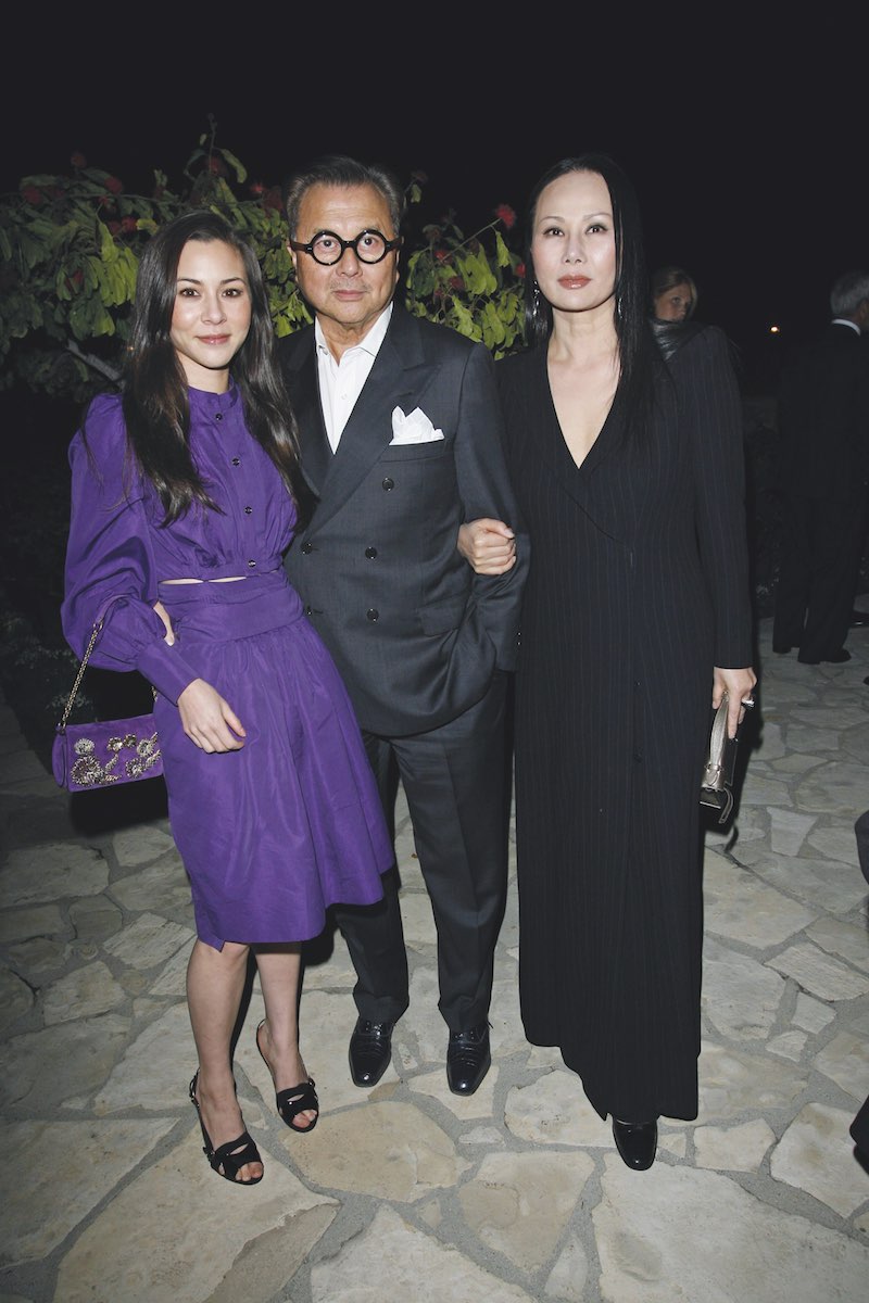 Michael, Eva and their daughter, China at a pre-Oscars party, 2007 Photo by Donato Sardella/Penske Media/REX/Shutterstock (6058154q)