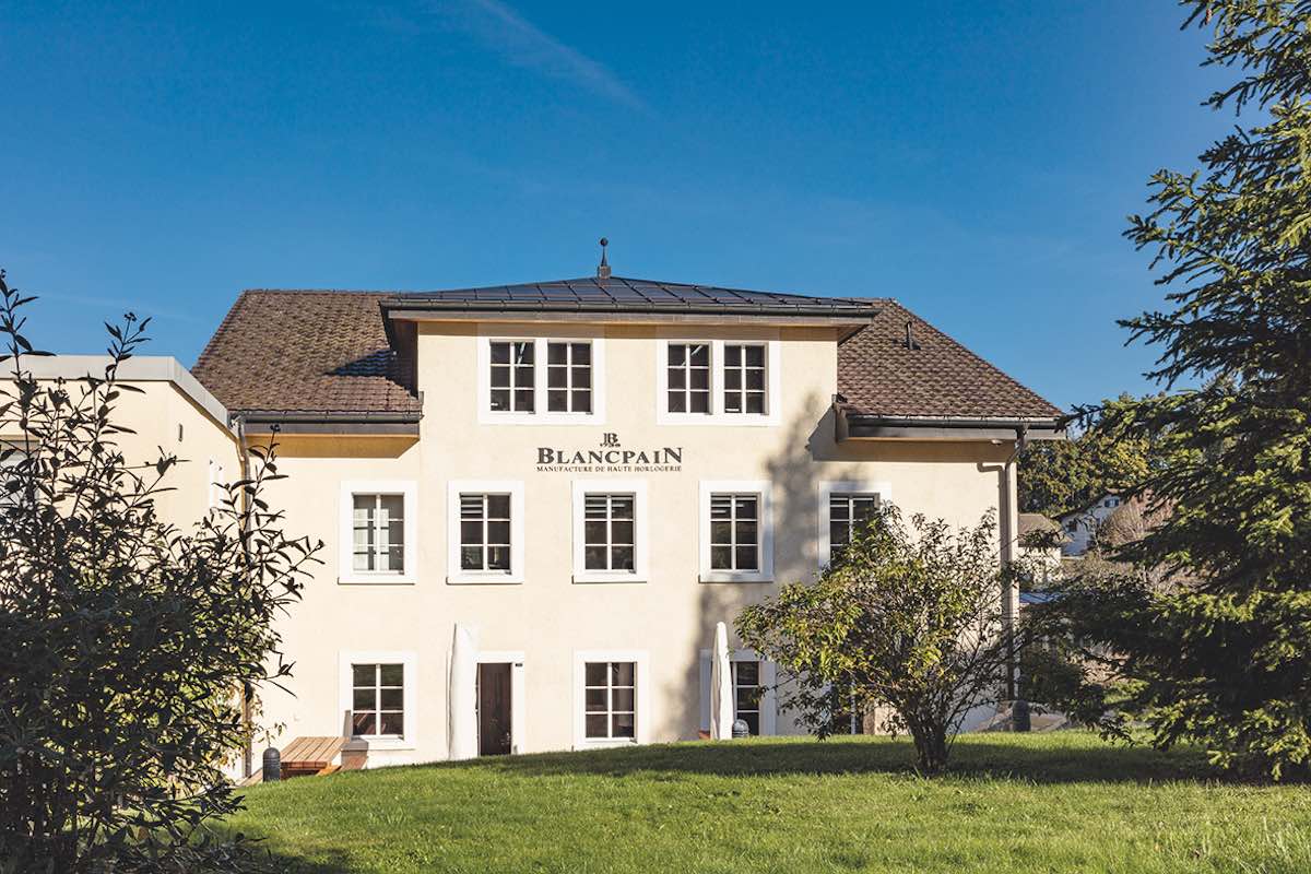 The Blancpain manufacture in Le Brassus, Switzerland