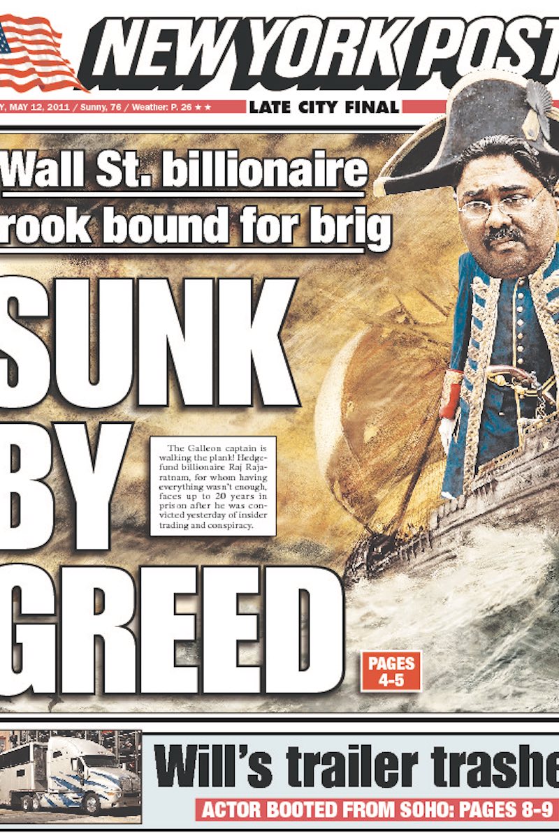 Cover of the New York Post