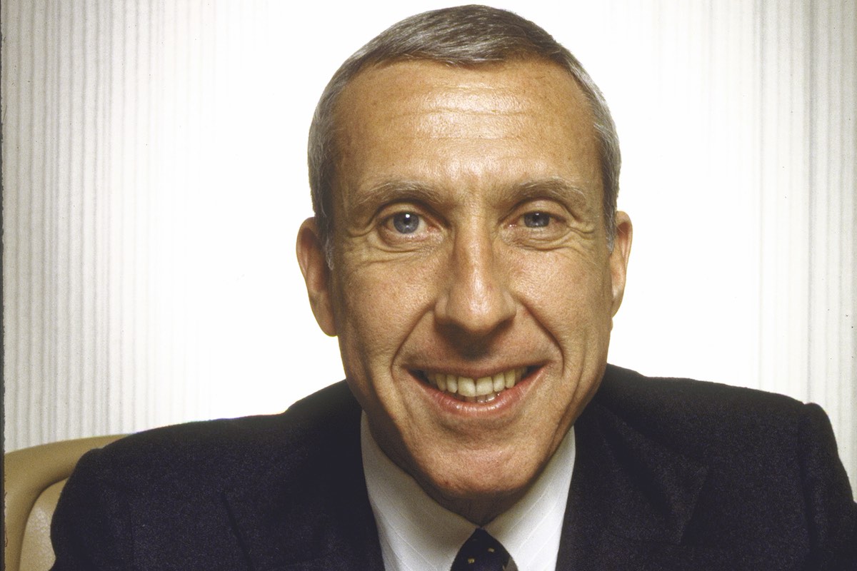 Ivan Boesky in his office, 1985