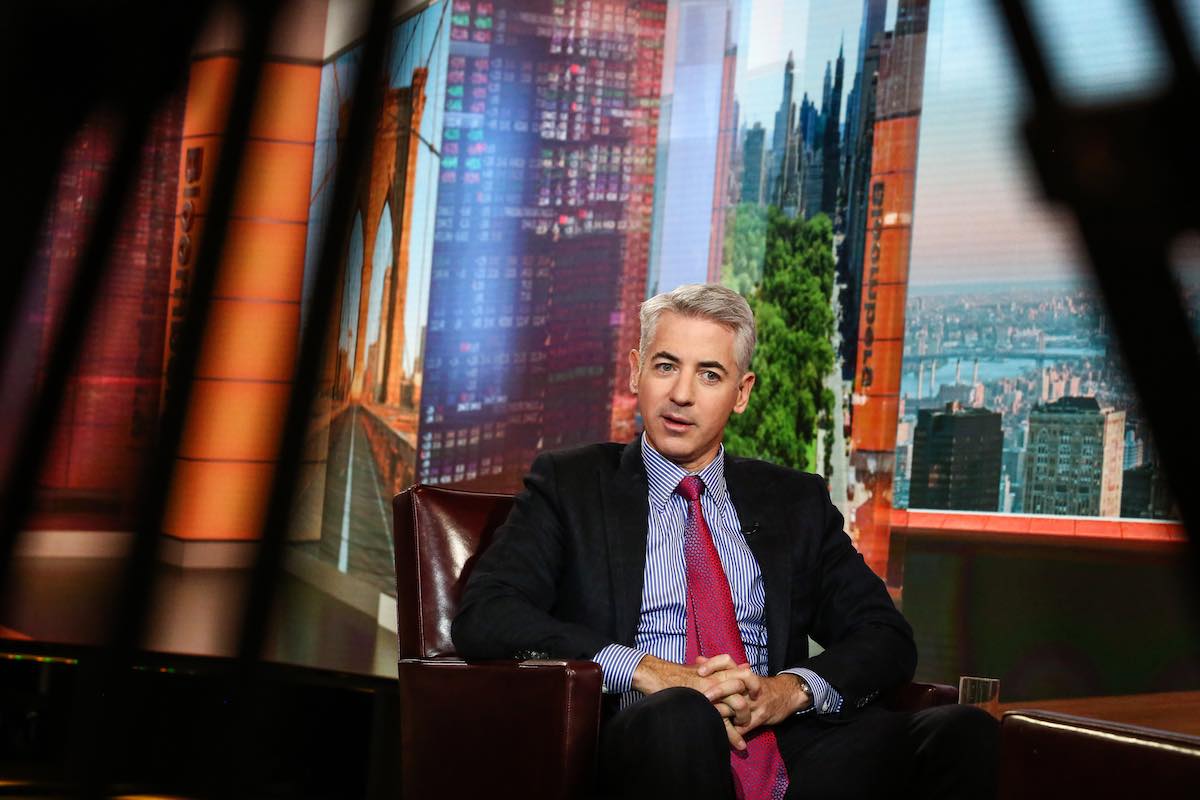 Bill Ackman during a Bloomberg television interview in New York, 2017 (Photographer: Christopher Goodney/Bloomberg/Getty)