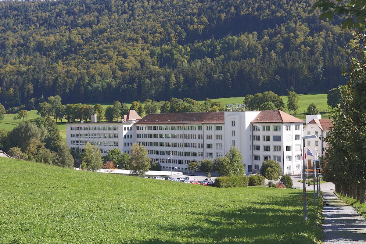 The factory in Saint-Imier, Switzerland