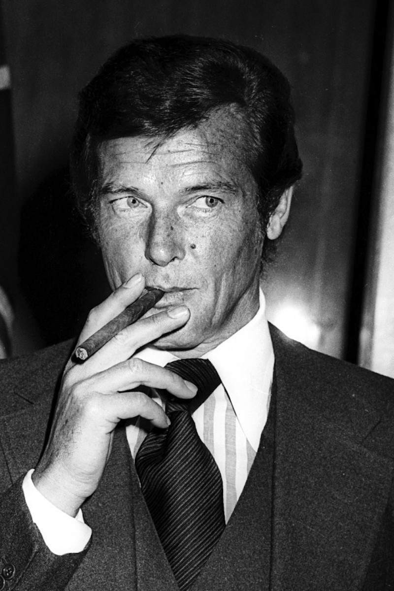 Roger Moore. (Photo courtesy of Rex)